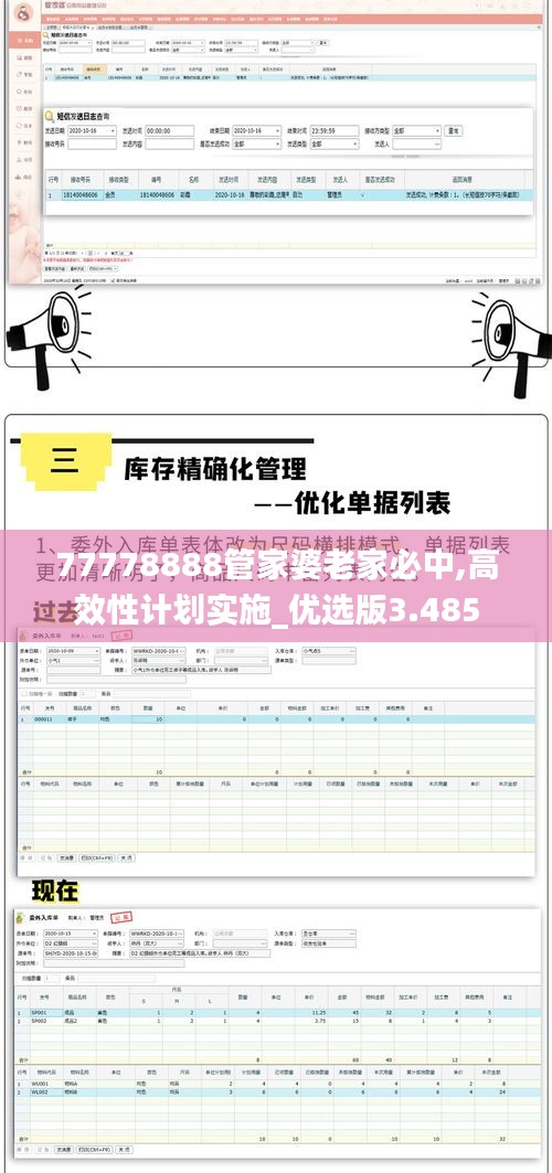 77778888管家婆老家必中,高效性计划实施_优选版3.485