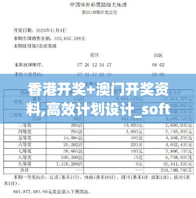 香港开奖+澳门开奖资料,高效计划设计_soft1.866