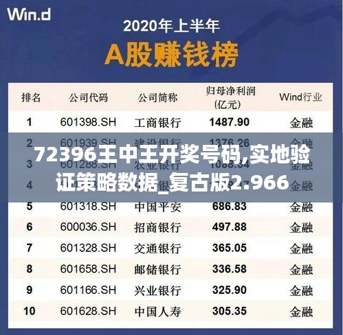 72396王中王开奖号码,实地验证策略数据_复古版2.966