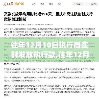 往年12月10日执行局实时发放执行款，成效与争议分析