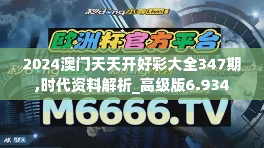 2024澳门天天开好彩大全347期,时代资料解析_高级版6.934