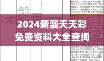 2024新澳天天彩免费资料大全查询,数据导向计划解析_创意版4.196