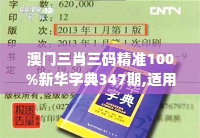 澳门三肖三码精准100%新华字典347期,适用设计解析_suite5.463