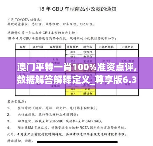 澳门平特一肖100%准资点评,数据解答解释定义_尊享版6.321