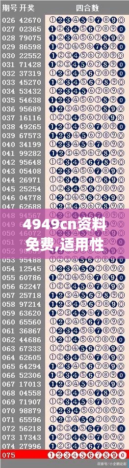 4949cn资料免费,适用性策略设计_限量款2.509