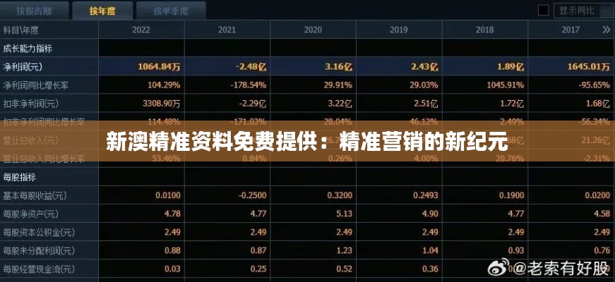 新澳精准资料免费提供：精准营销的新纪元