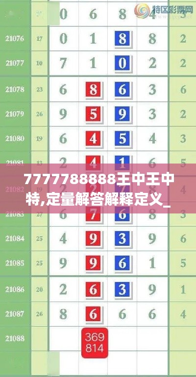 7777788888王中王中特,定量解答解释定义_桌面版1.176