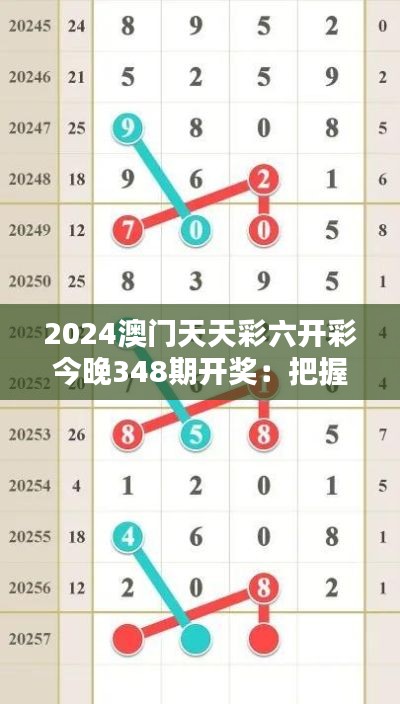 2024澳门天天彩六开彩今晚348期开奖：把握机会，赢得精彩