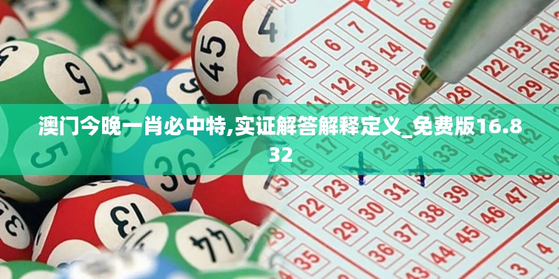 澳门今晚一肖必中特,实证解答解释定义_免费版16.832