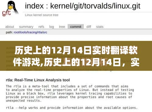 历史上的12月14日，实时翻译软件游戏的发展与革新