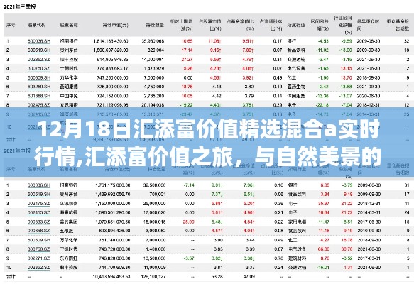 汇添富价值精选混合A实时行情，价值之旅与自然美景的不期而遇