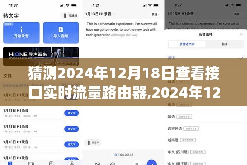 技术革新深度探索，解码实时流量路由器之旅（预测至2024年12月18日）