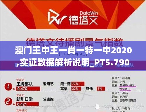 澳门王中王一肖一特一中2020,实证数据解析说明_PT5.790