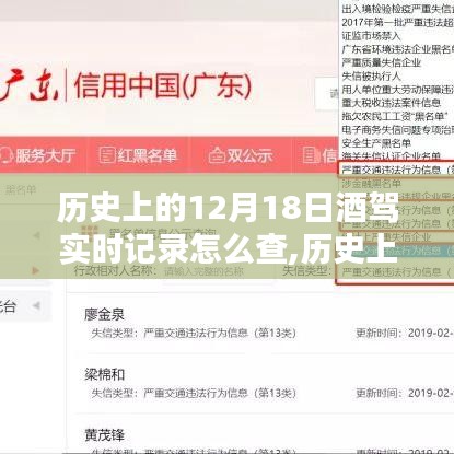 历史上的12月18日酒驾记录查询，实时记录深度分析与观点阐述