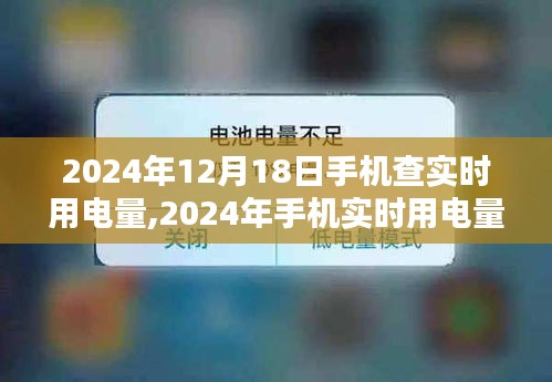 2024年手机实时用电量查询，便捷与隐私的权衡