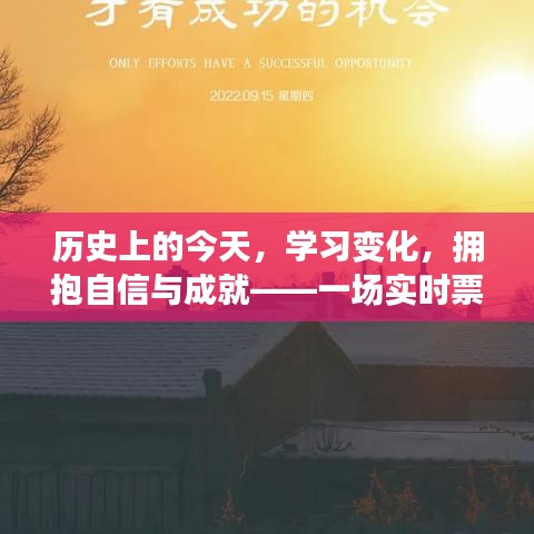 历史时刻，励志之旅，学习变化，拥抱自信与成就，实时票数见证成长