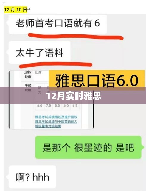 最新实时雅思考试资讯，12月考试动态