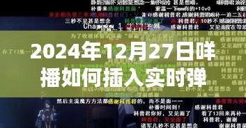 咩播实时弹幕插入指南，2024年12月操作教程