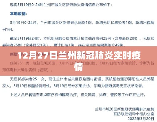 兰州新冠肺炎实时疫情更新数据（12月27日）