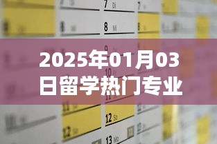 2025年留学热门专业趋势分析