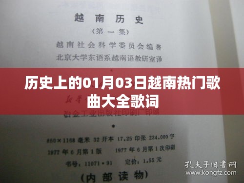 越南热门歌曲大全歌词，历史日期回溯至一月三日