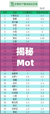 揭秘Moti全球排名及在各领域的影响力与地位