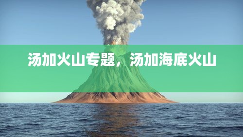 汤加火山专题，汤加海底火山 