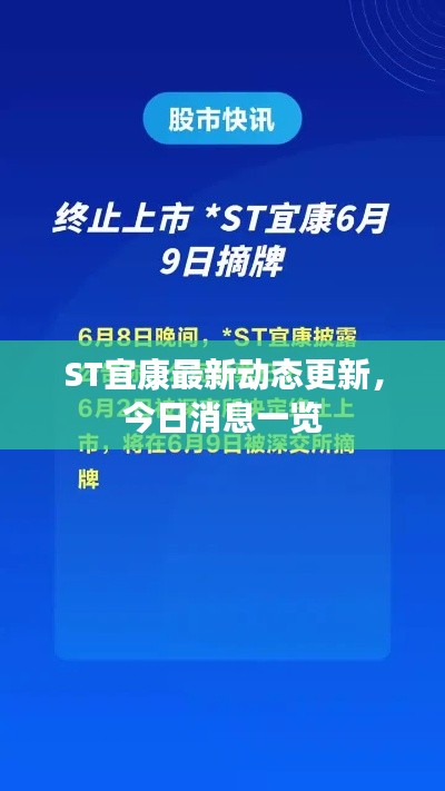 ST宜康最新动态更新，今日消息一览