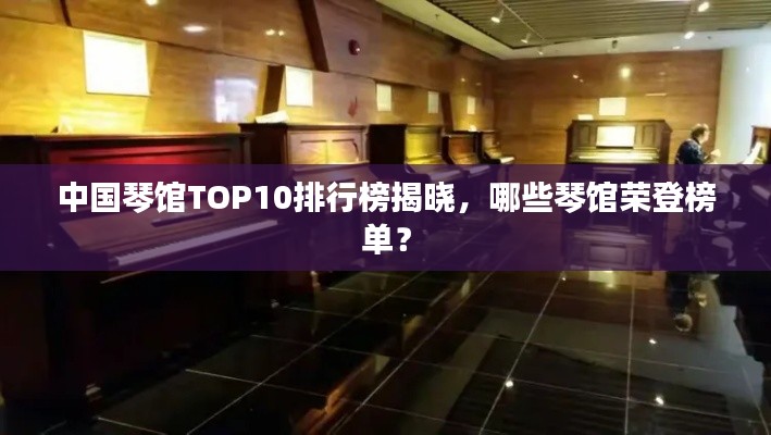 中国琴馆TOP10排行榜揭晓，哪些琴馆荣登榜单？