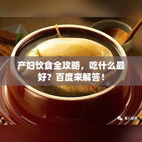 产妇饮食全攻略，吃什么最好？百度来解答！