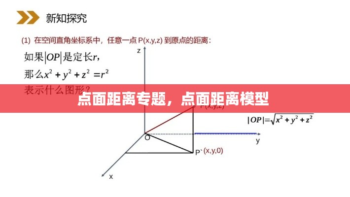 点面距离专题，点面距离模型 