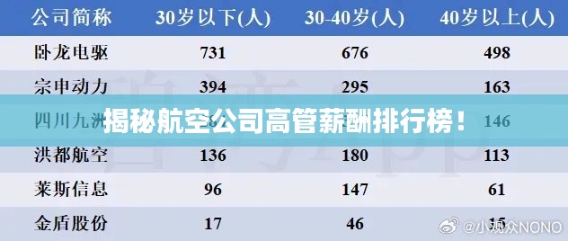 揭秘航空公司高管薪酬排行榜！