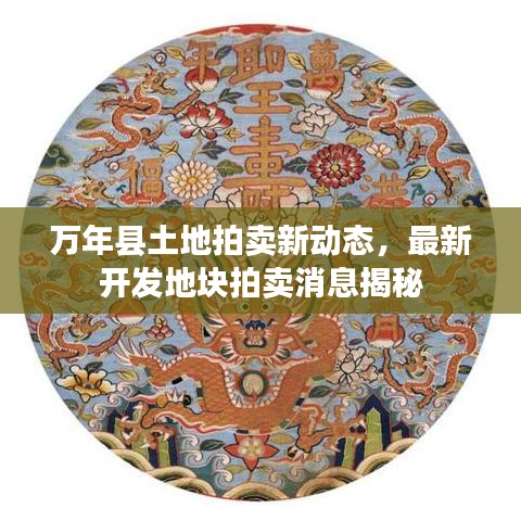 万年县土地拍卖新动态，最新开发地块拍卖消息揭秘