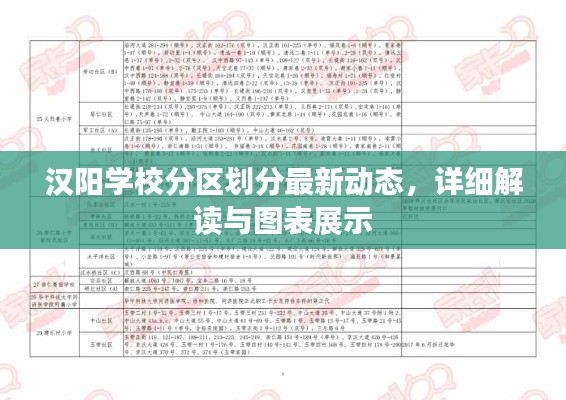 汉阳学校分区划分最新动态，详细解读与图表展示