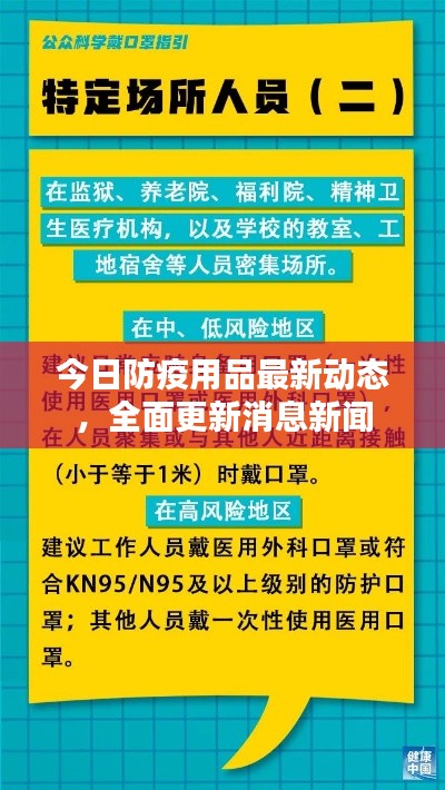 今日防疫用品最新动态，全面更新消息新闻